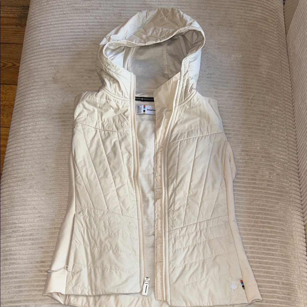Smartwool Women's Cream Hooded Vest